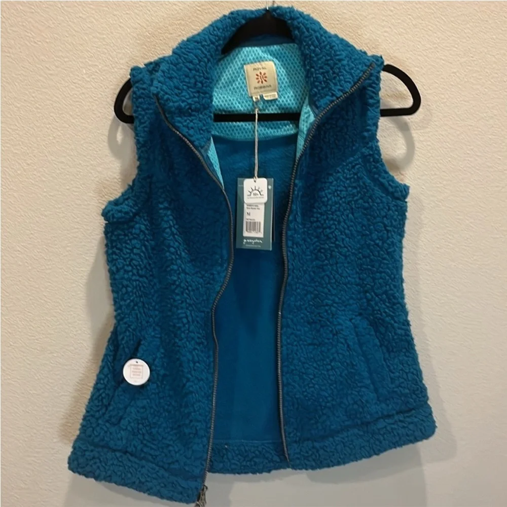 NWT Royal Robbin’s Snow Wonder Sherpa Fleece Sleeveless Vest/Medium - Picture 7 of 12